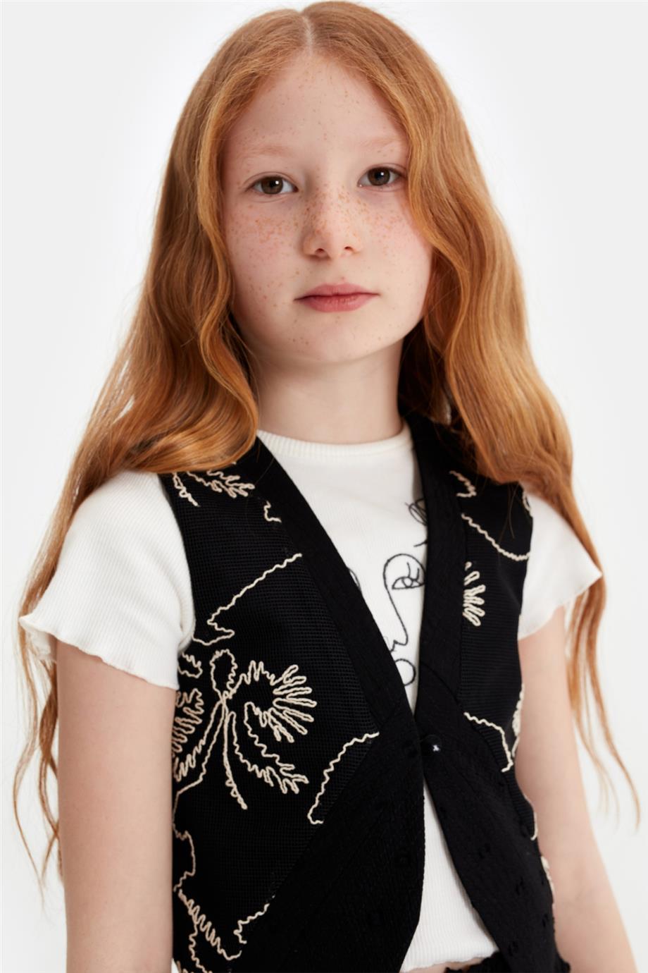 Girl Black Vest - BgStore