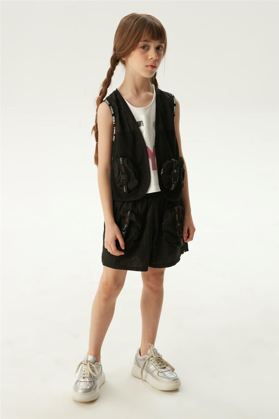 Girl Black Vest - BgStore