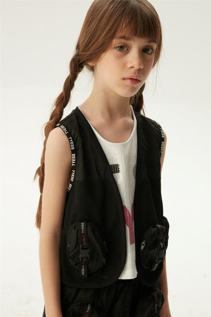 Girl Black Vest - BgStore