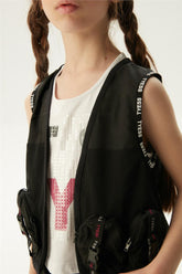 Girl Black Vest - BgStore