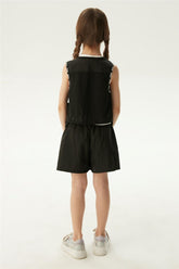 Girl Black Vest - BgStore