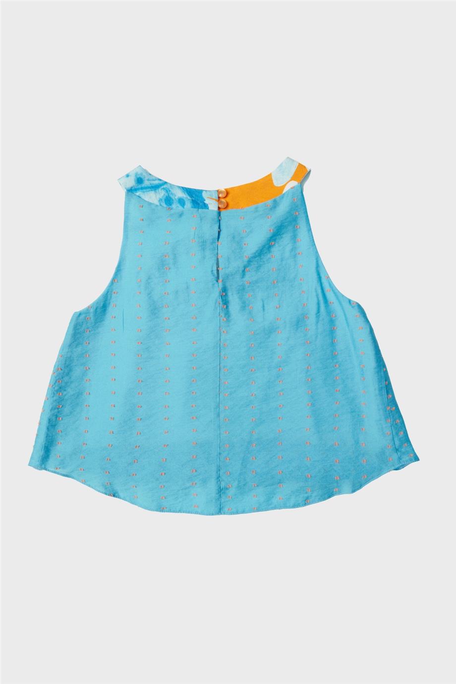 Girl Blue Blouse - BgStore