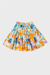 Girl Blue - Orange Skirt - BgStore