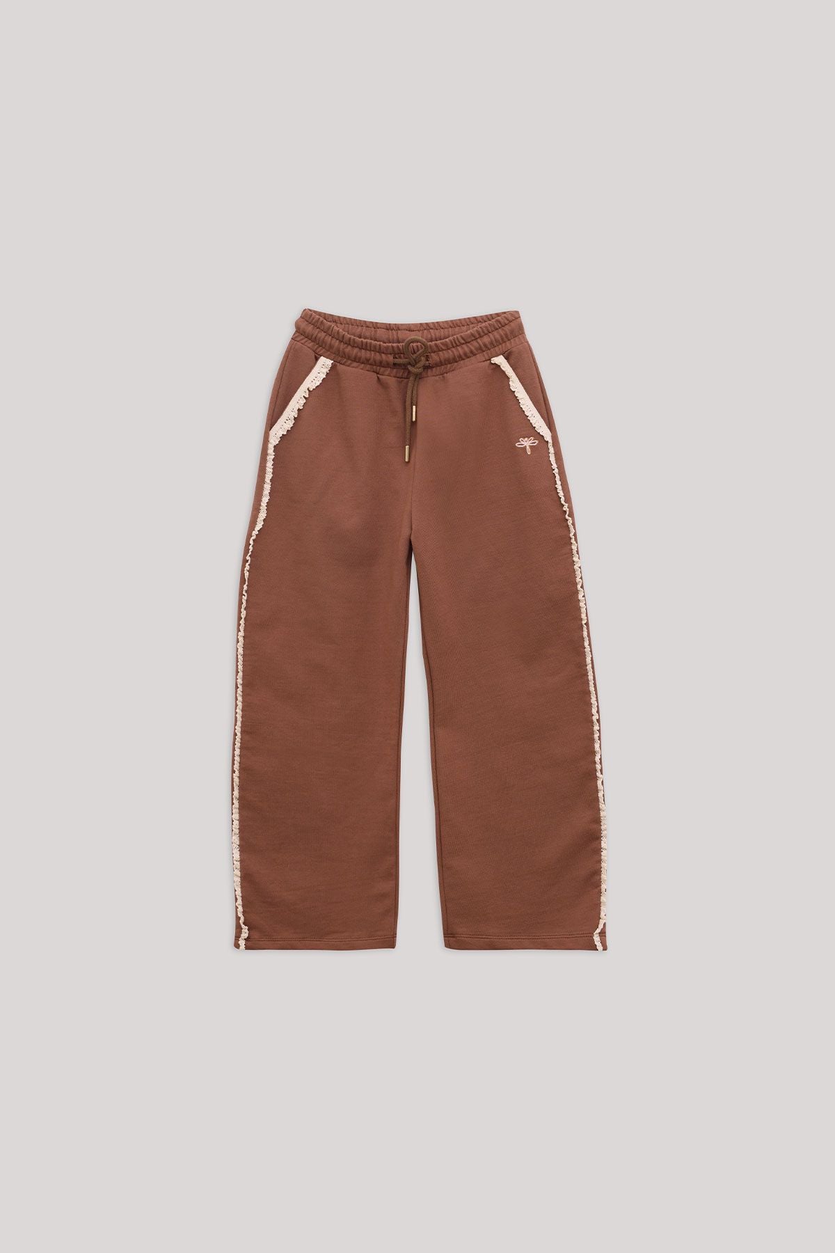 Girl Brown Tracksuit Bottom - BgStore