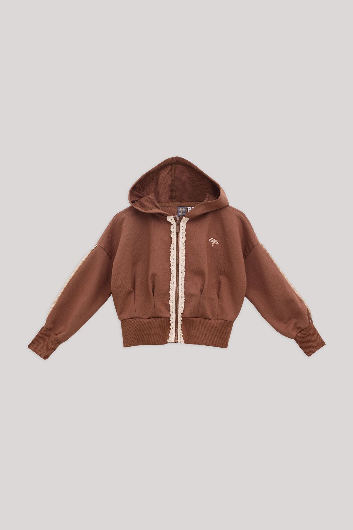 Girl Brown Tracksuit Top - BgStore