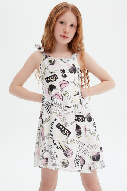 Girl Colorful Dress - BgStore