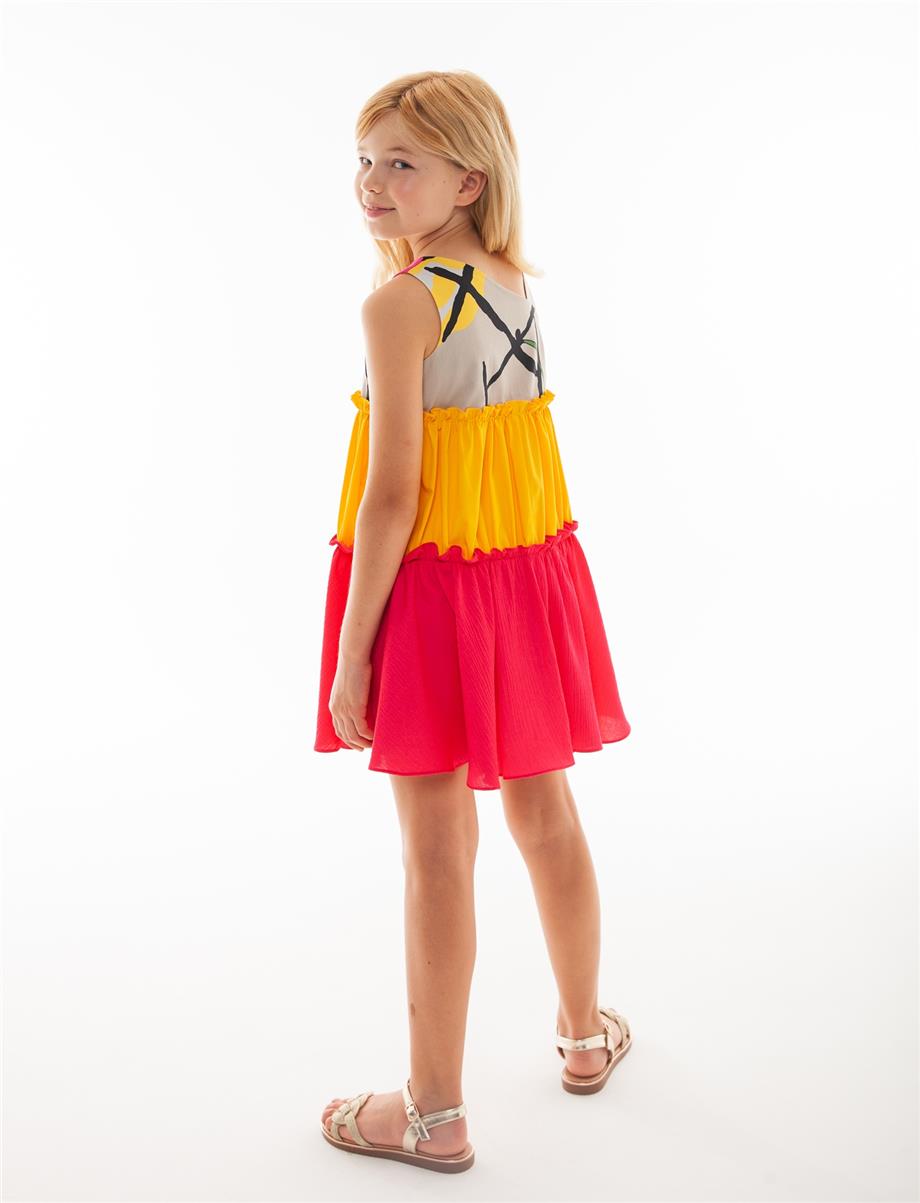 Girl Colorful Dress - BgStore