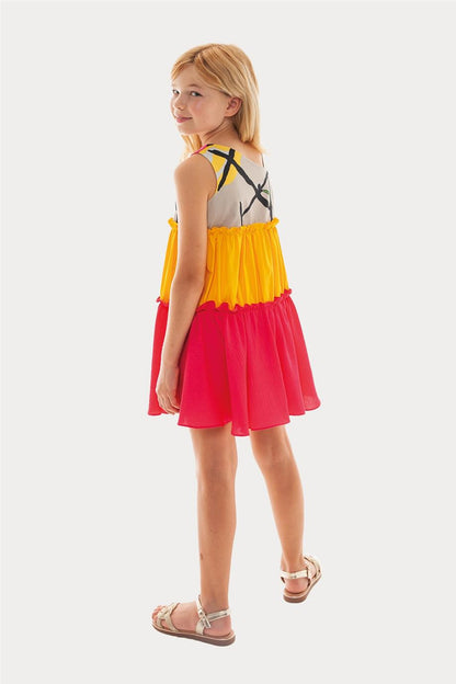 Girl Colorful Dress - BgStore