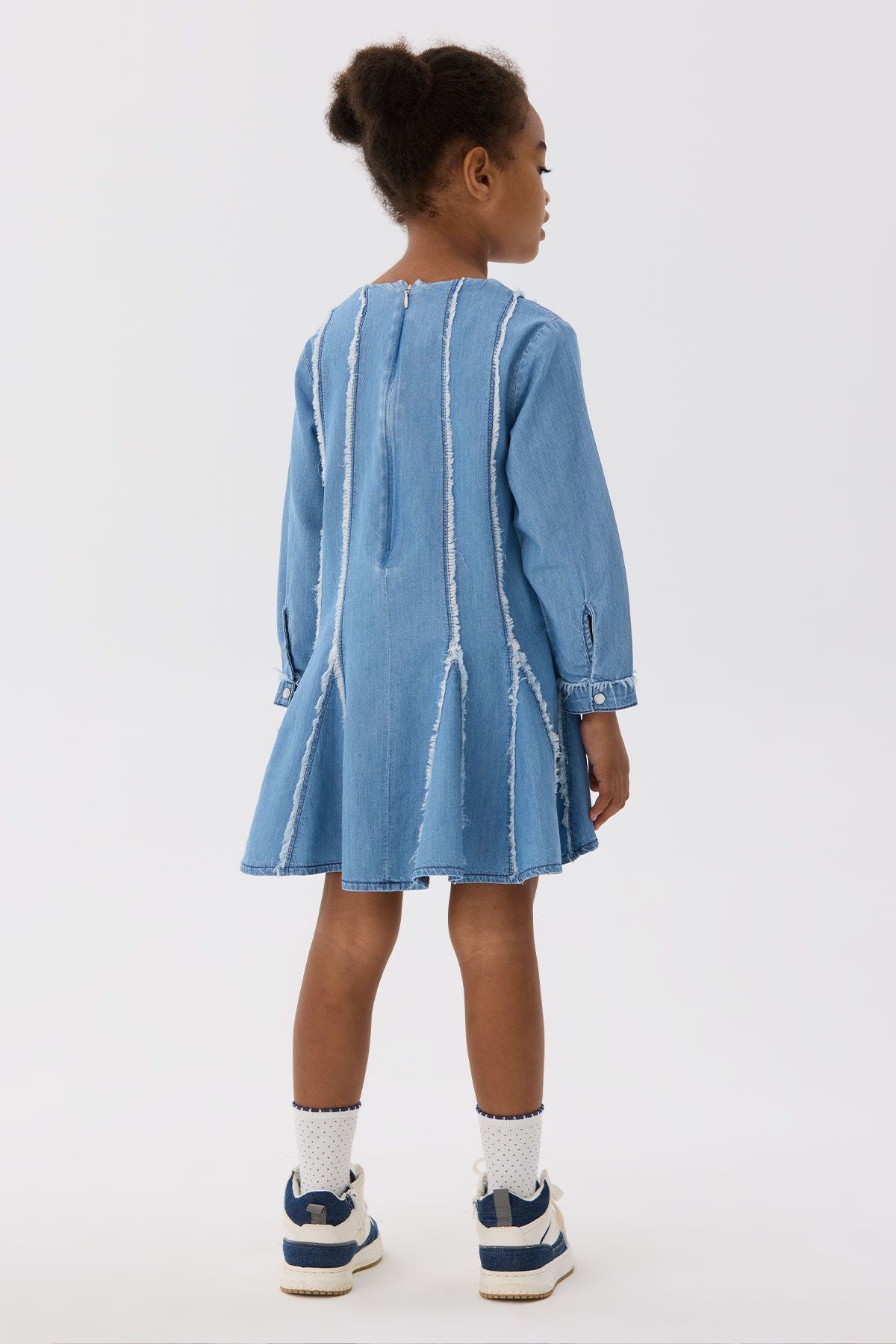 Girl Denim Dress - BgStore