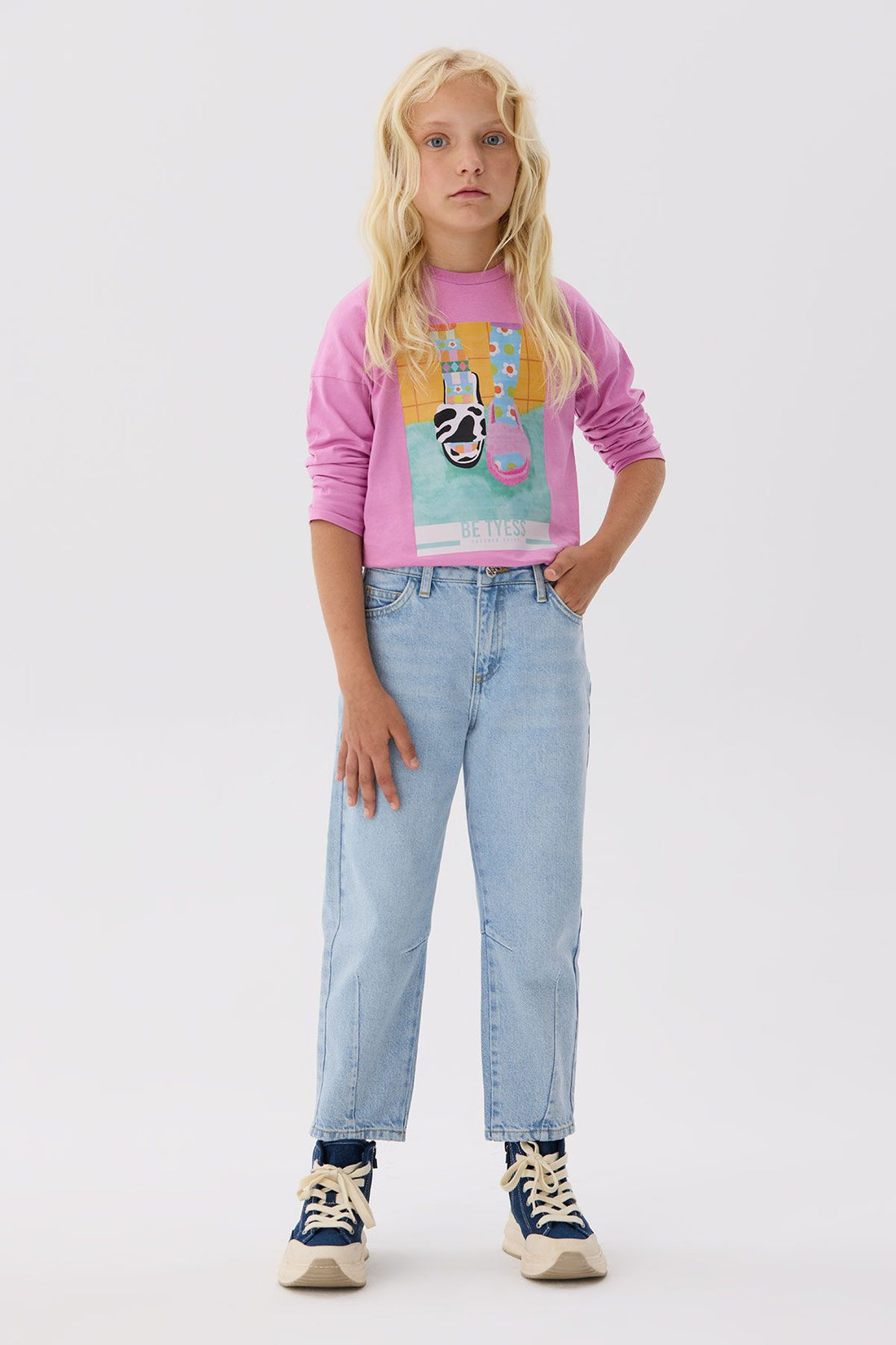 Girl Denim Trousers - BgStore