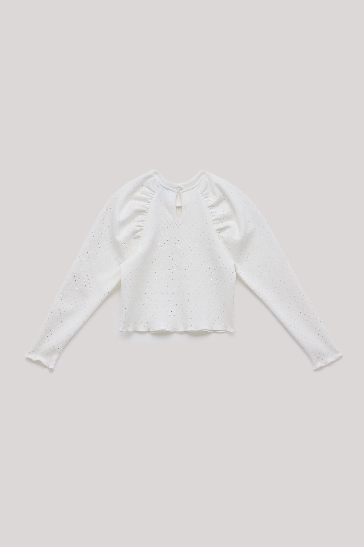 Girl Ecru Blouse - BgStore