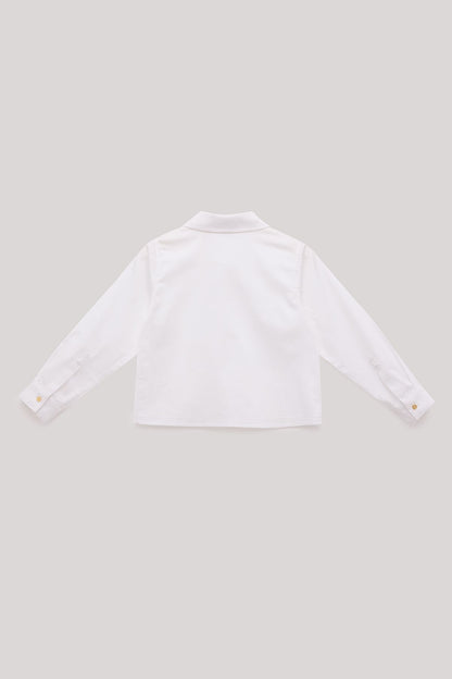 Girl Ecru Shirt - BgStore