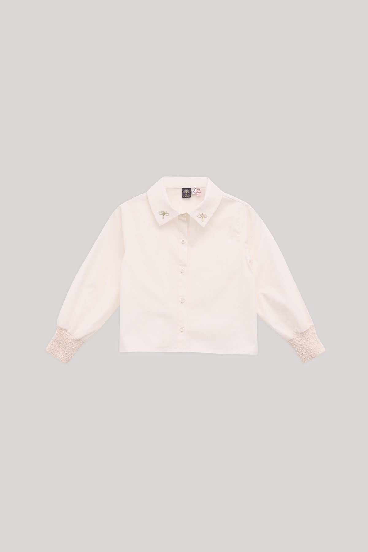 Girl Ecru Shirt - BgStore