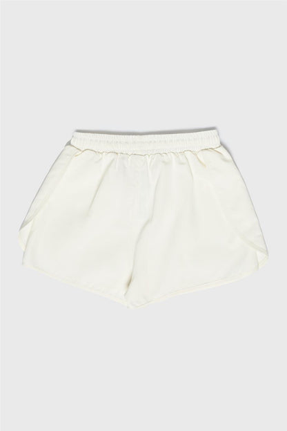 Girl Ecru Shorts - BgStore