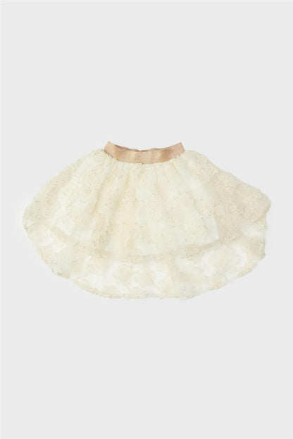 Girl Ecru Skirt - BgStore