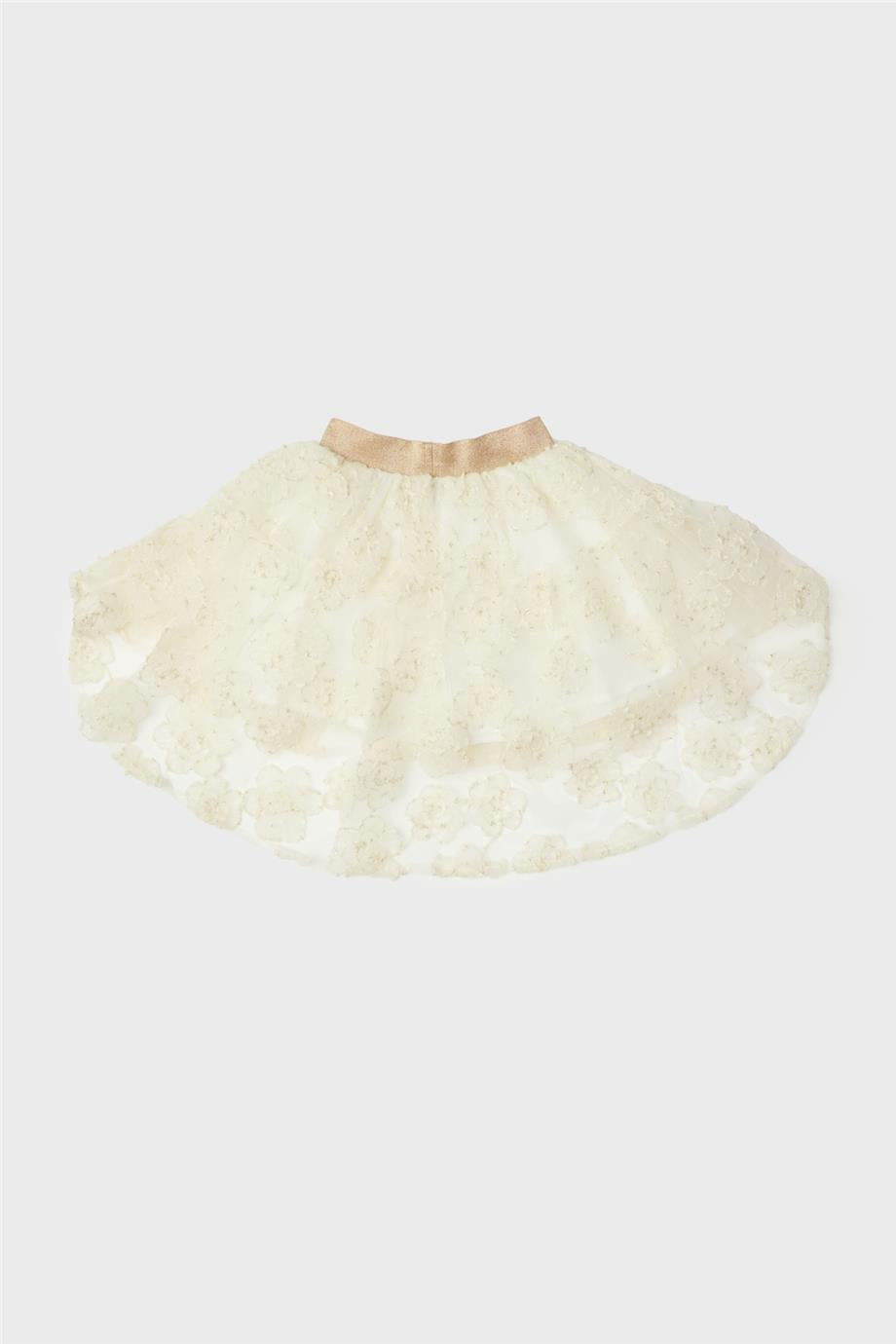 Girl Ecru Skirt - BgStore