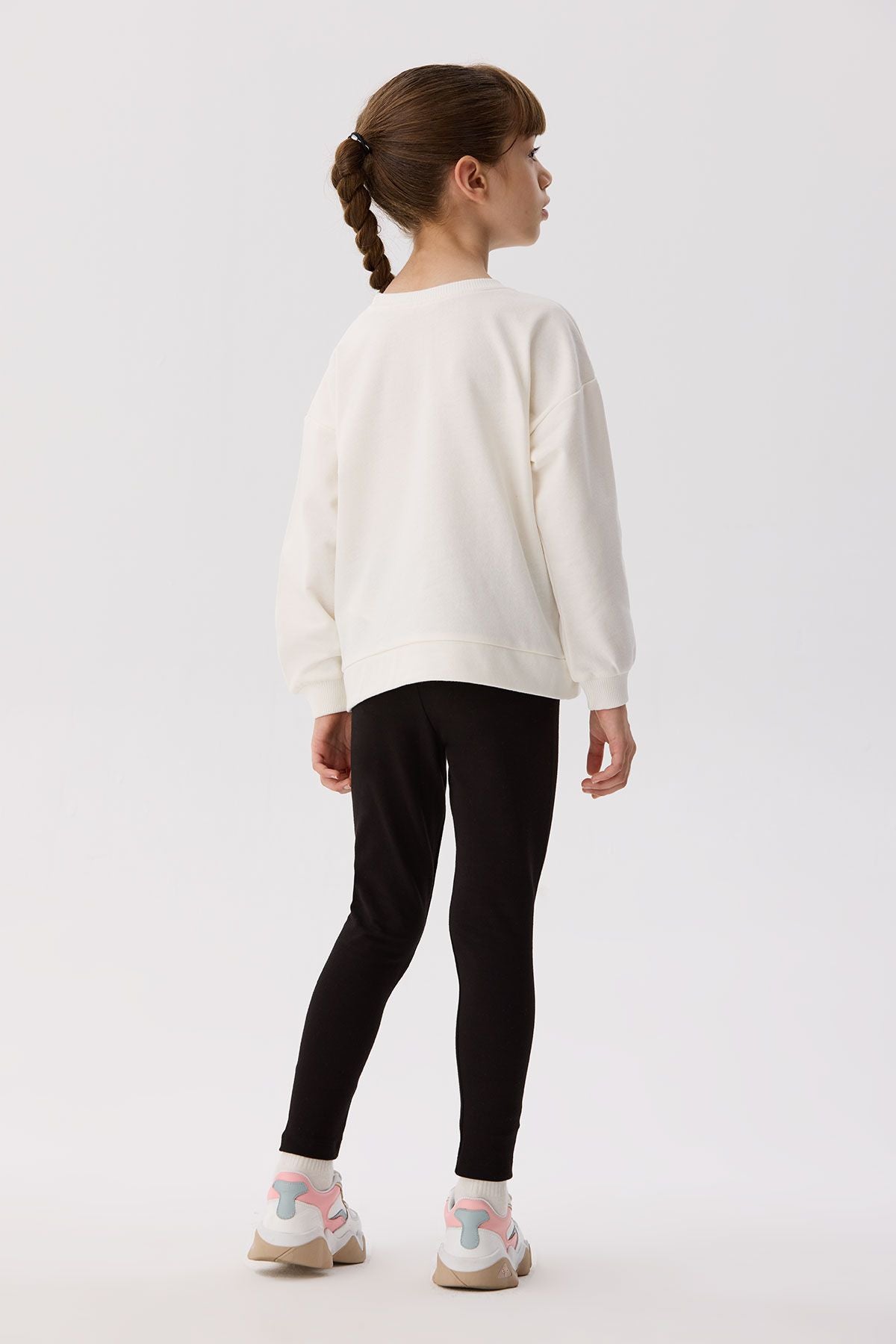 Girl Ecru Sweatshirt - BgStore