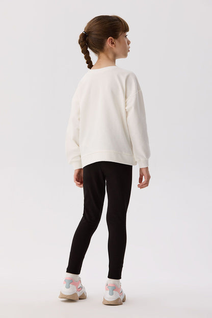 Girl Ecru Sweatshirt - BgStore