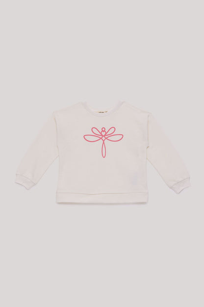 Girl Ecru Sweatshirt - BgStore