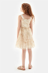 Girl Gold Dress - BgStore