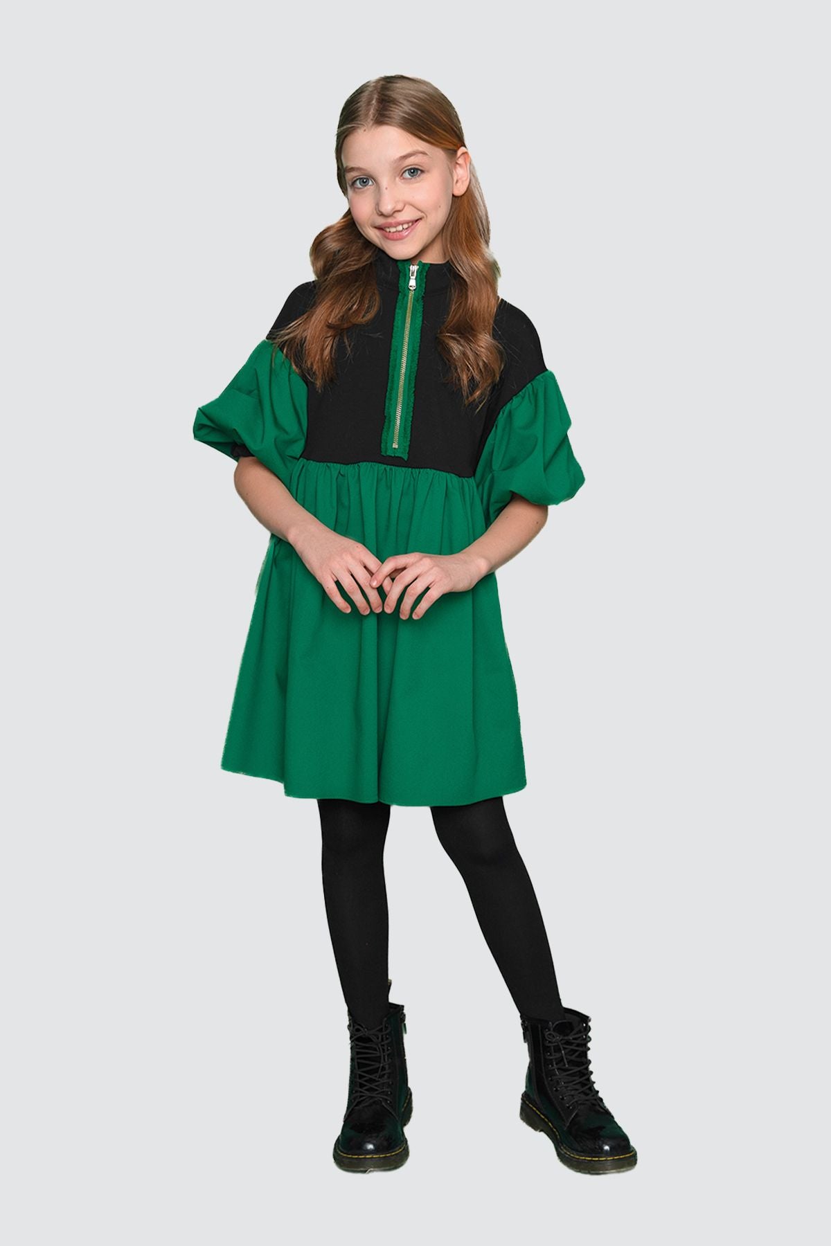 Girl Green Dress - BgStore