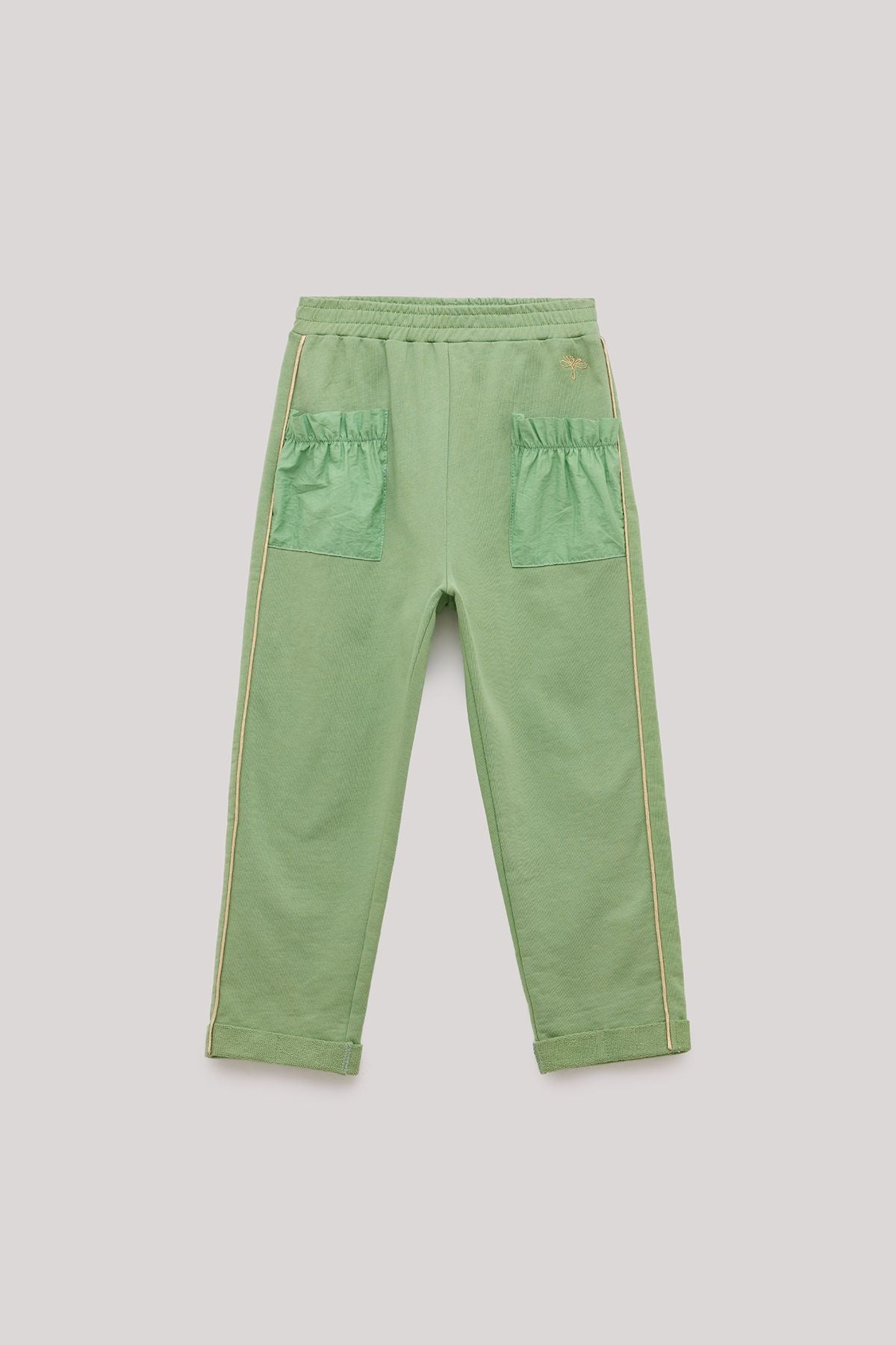 Girl Green Tracksuit Bottom - BgStore