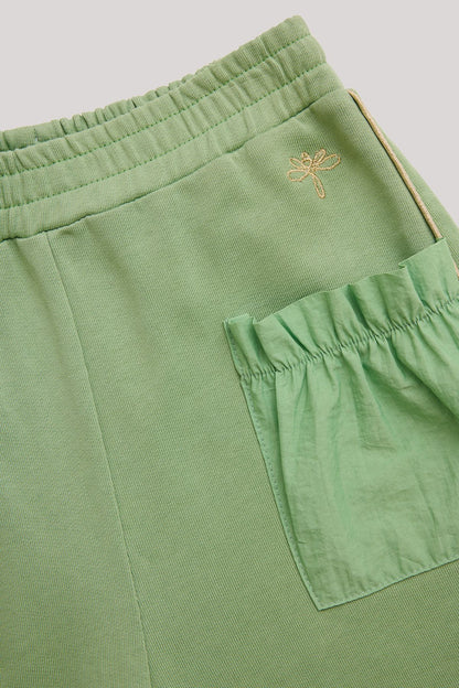 Girl Green Tracksuit Bottom - BgStore