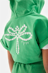 Girl Green Tracksuit Top - BgStore