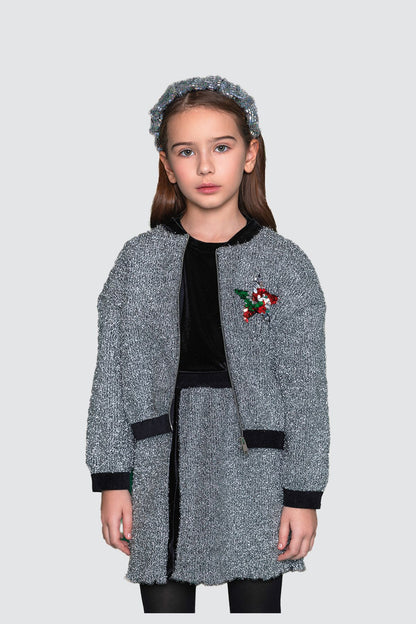 Girl Grey Coat - BgStore