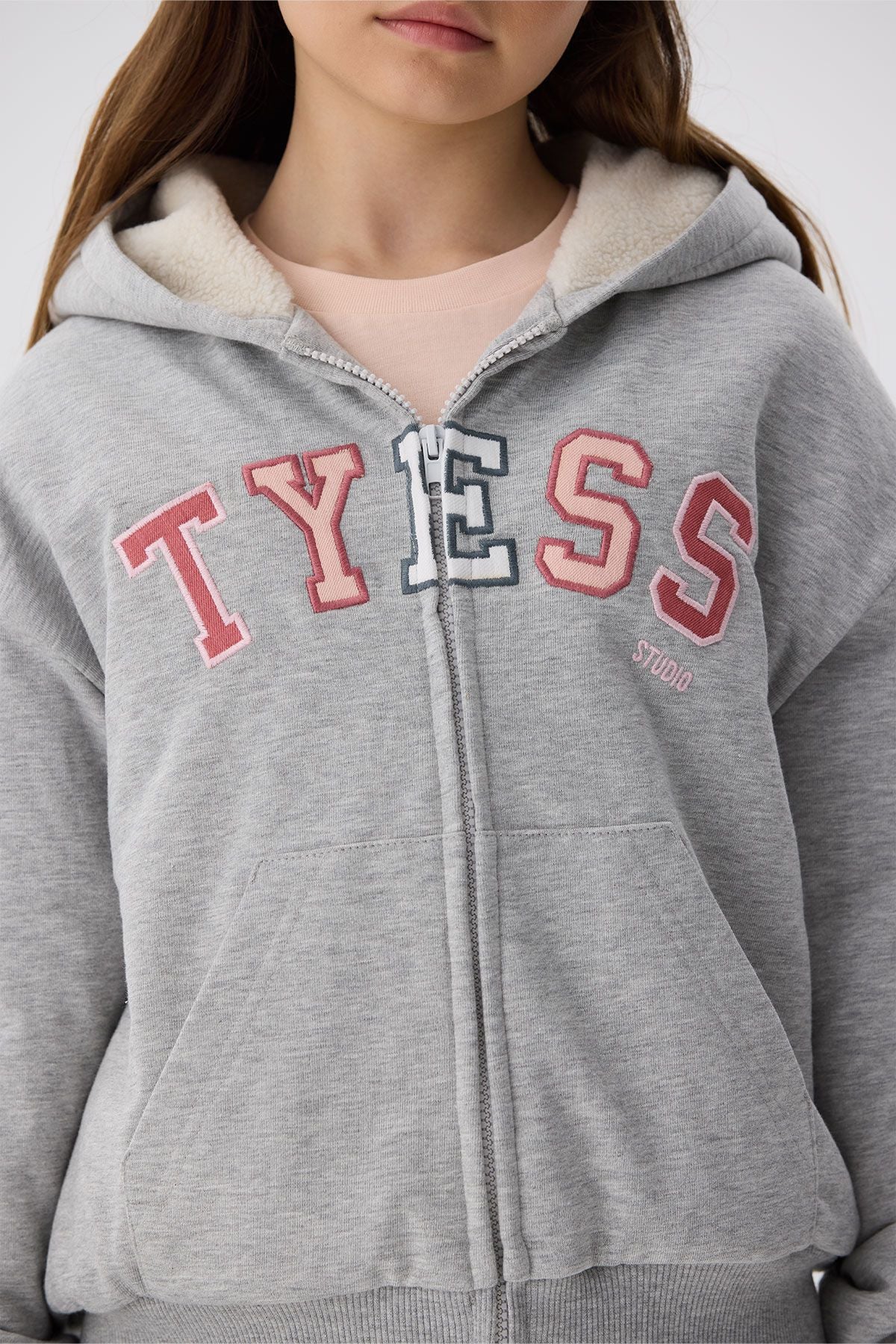 Girl Grey Tracksuit Top - BgStore