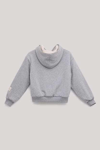 Girl Grey Tracksuit Top - BgStore