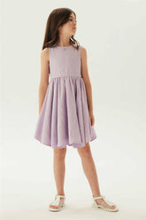 Girl Lilac Dress - BgStore