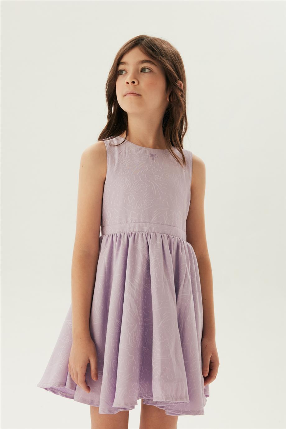 Girl Lilac Dress - BgStore