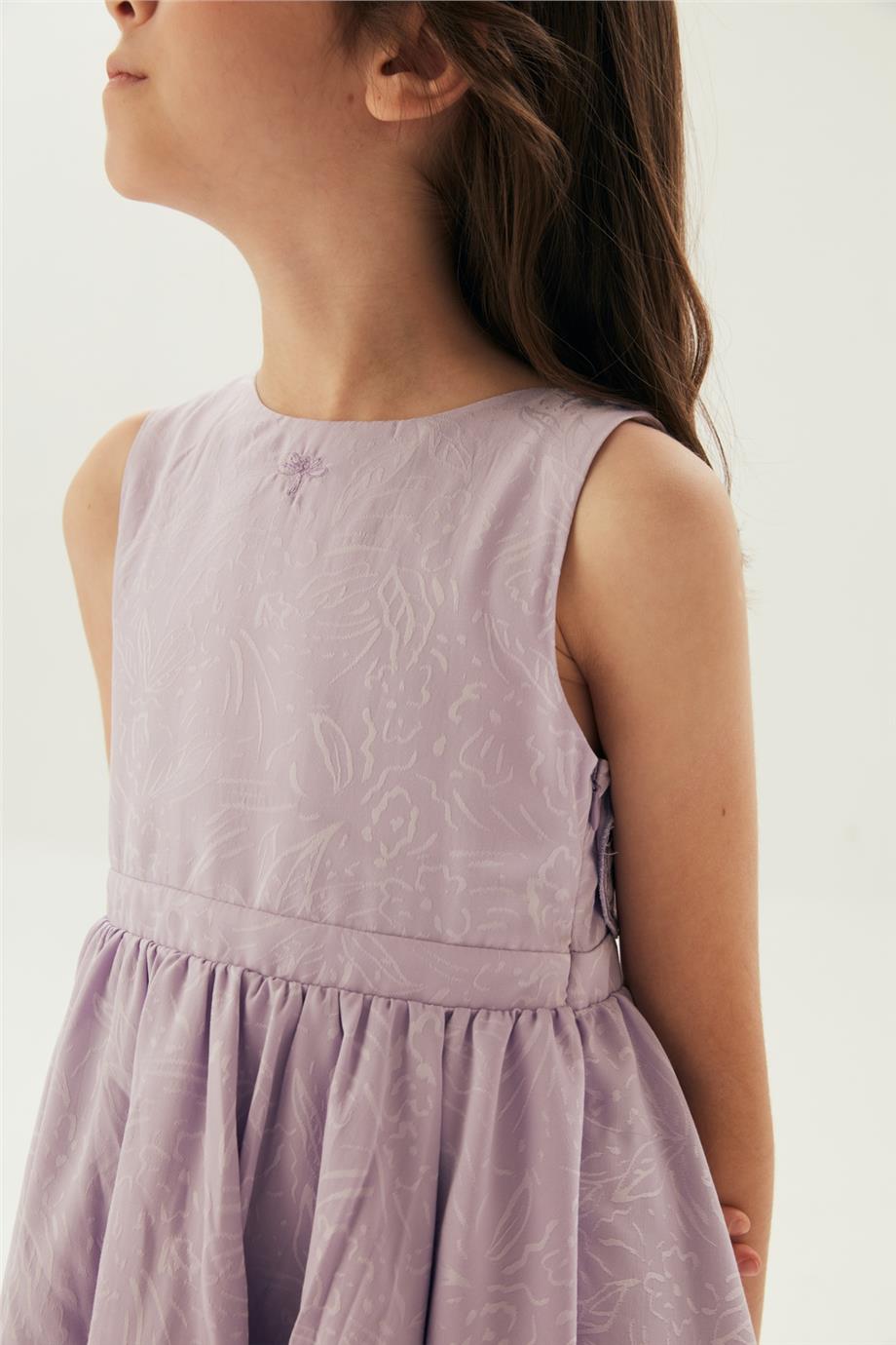 Girl Lilac Dress - BgStore