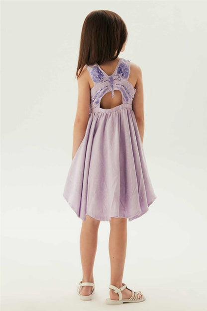 Girl Lilac Dress - BgStore