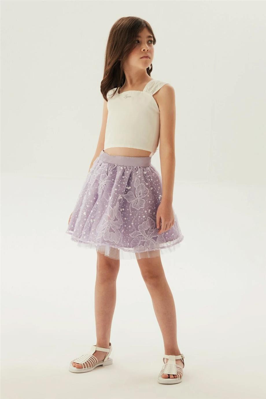 Girl Lilac Skirt - BgStore