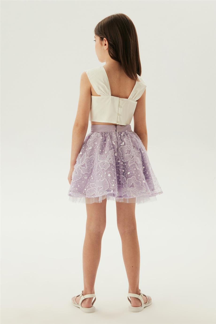 Girl Lilac Skirt - BgStore