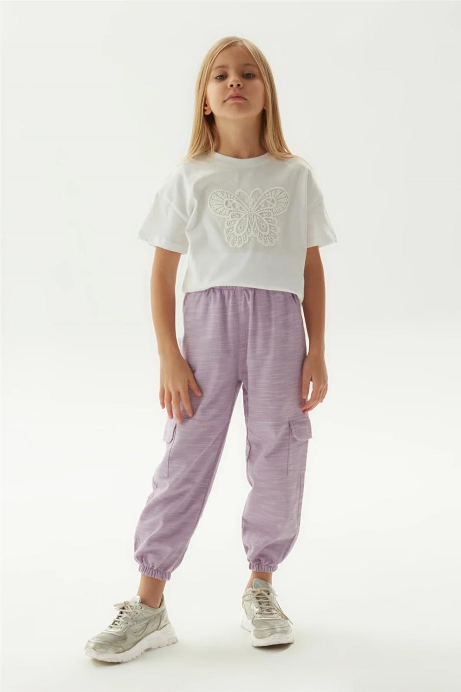 Girl Lilac Trousers - BgStore