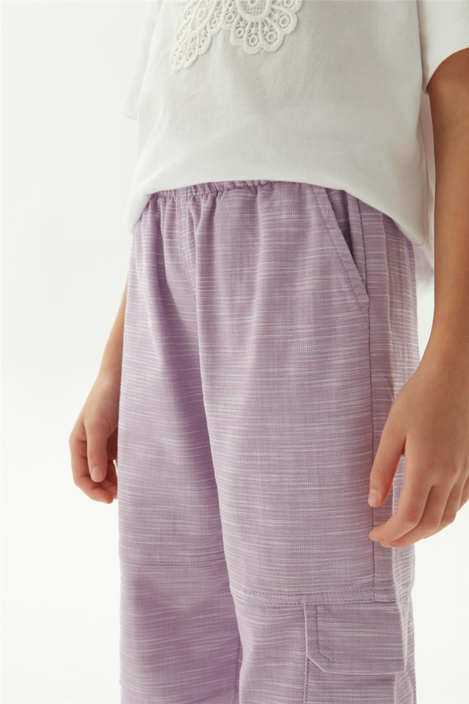 Girl Lilac Trousers - BgStore