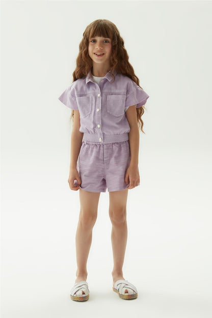 Girl Lilac Vest - BgStore