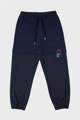 Girl Navy Blue Tracksuit Bottom - BgStore