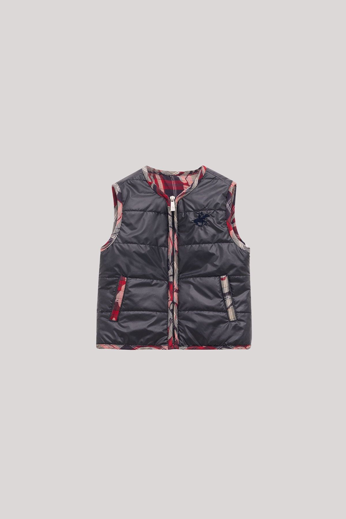 Girl Navy Blue Vest - BgStore