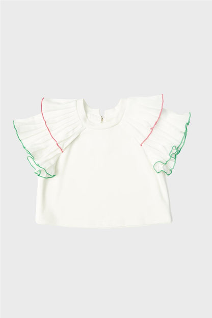 Girl Off White Blouse - BgStore