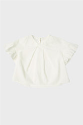 Girl Off White Blouse - BgStore