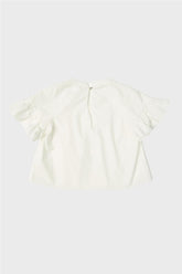 Girl Off White Blouse - BgStore