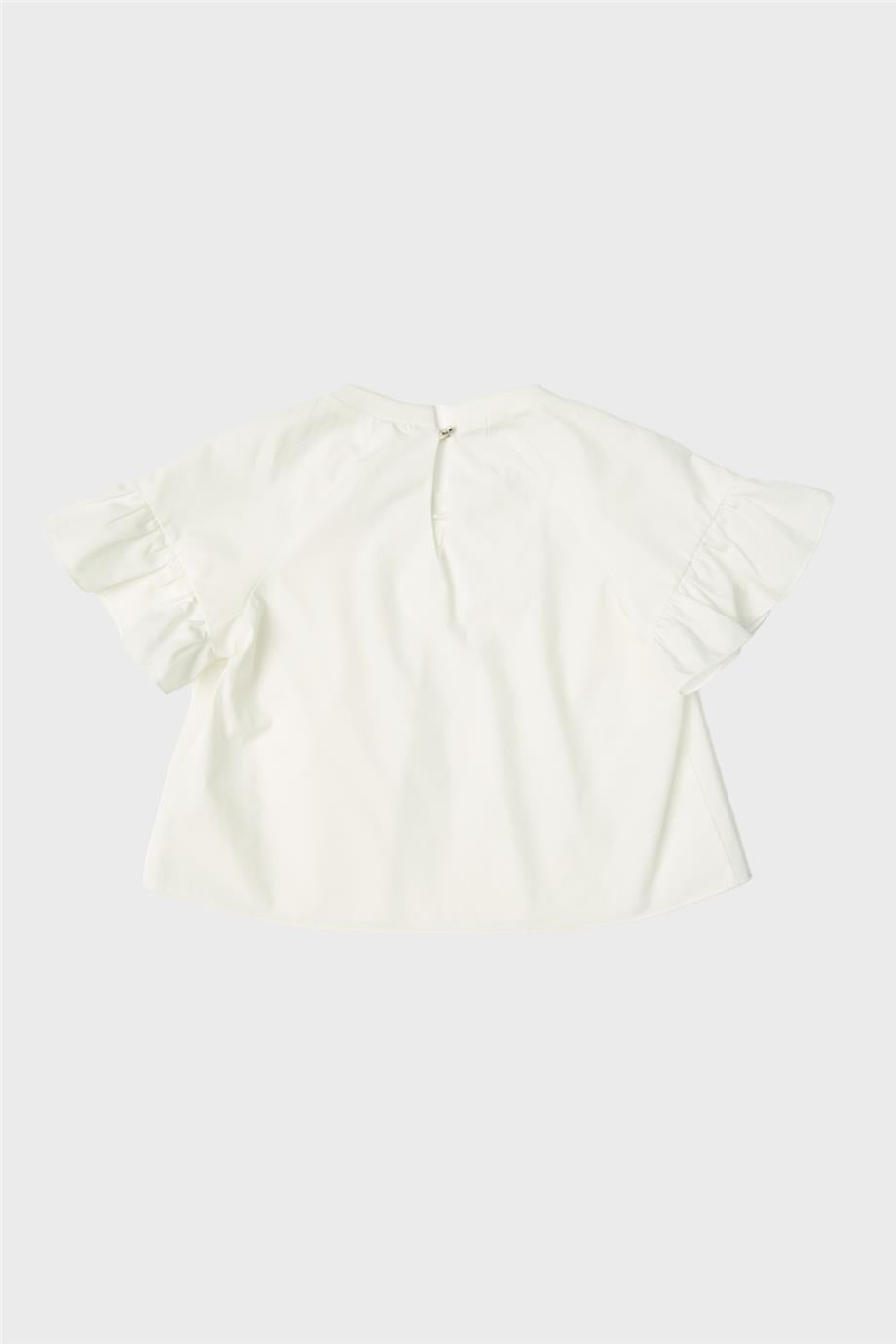 Girl Off White Blouse - BgStore