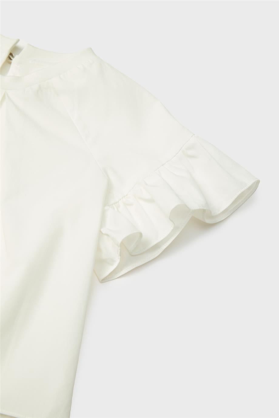 Girl Off White Blouse - BgStore