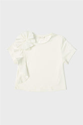 Girl Off White Blouse - BgStore