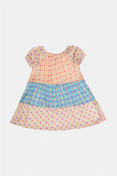 Girl Patterned Dress - BgStore