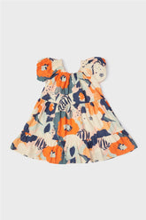 Girl Patterned Dress - BgStore